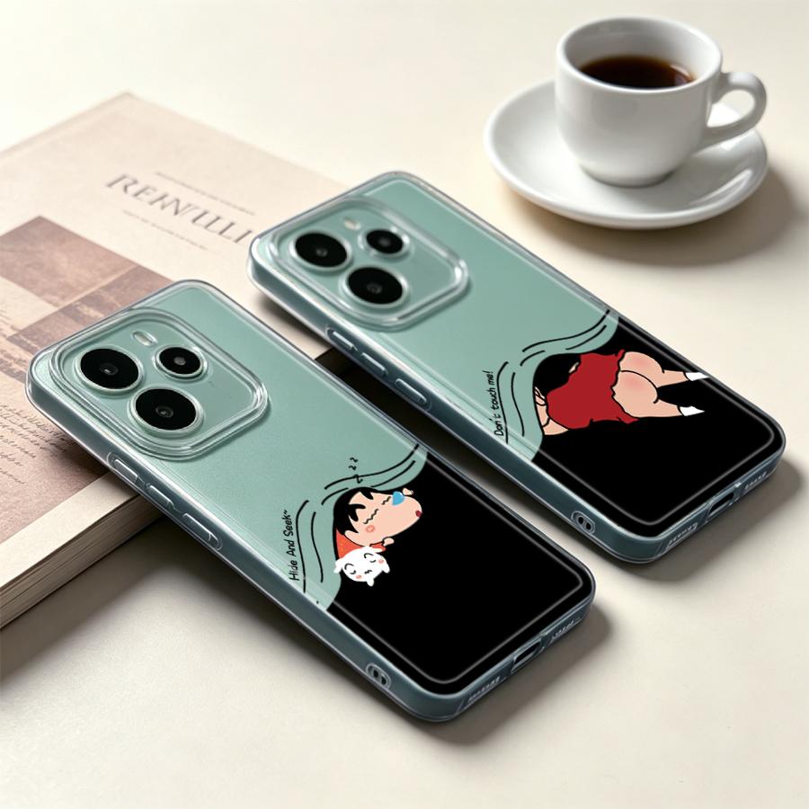 Xiaomi Redmi Note 13 - Karikatür Shin-ChanS Yumuşak Telefon Kılıfı Xiaomi