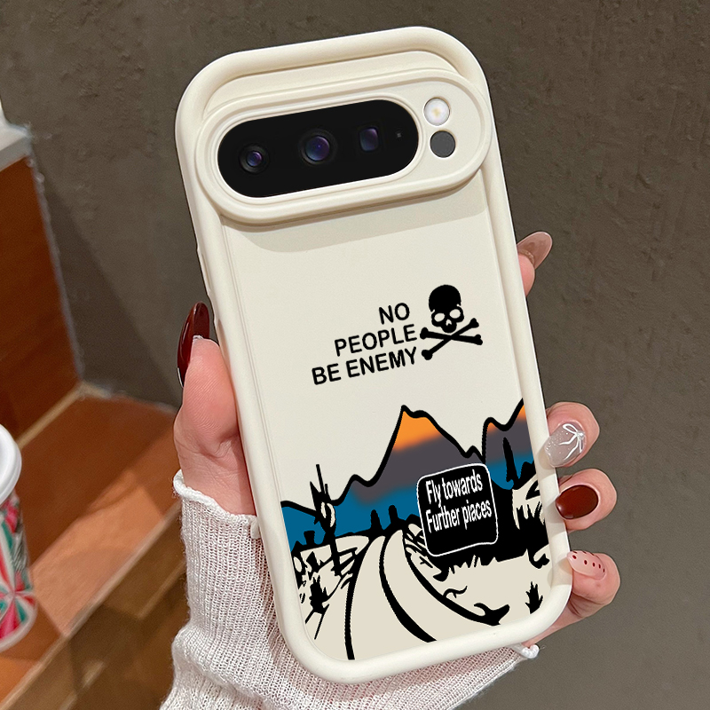 Google Pixel 9 - Dağ Yolu Desenli Telefon Kılıfı Google
