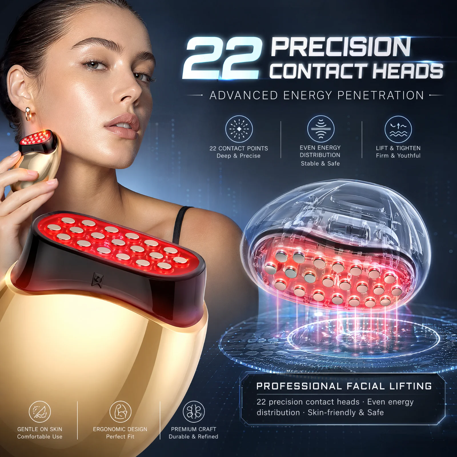 Kollajen Güzellik Cihazı Yüz M - Galvanic Skin Sensor incelemesi ve fiyatı