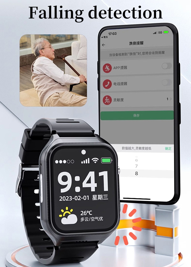 Yaşlı Akıllı İzle Kıdemli Düşe - Fall Detection Watch incelemesi ve fiyatı