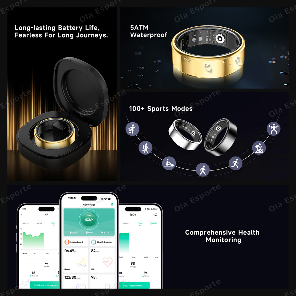 Yeni R09 Akıllı Yüzük Erkek Ka - Temperature Ring Skin incelemesi ve fiyatı