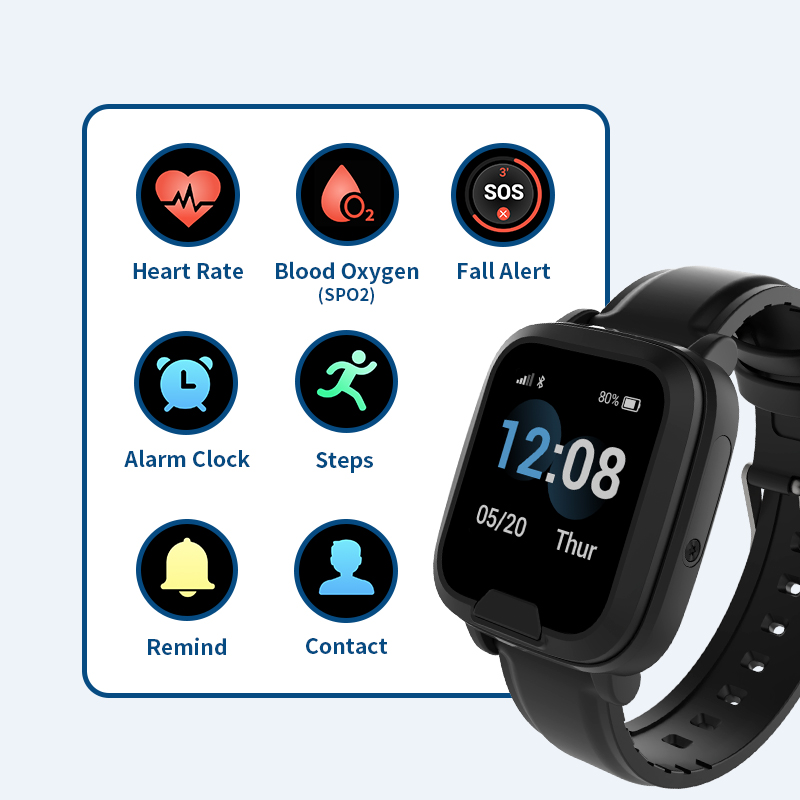 4G GPS İzleme Bilekliği Kalp R - Fall Detection Watch incelemesi ve fiyatı